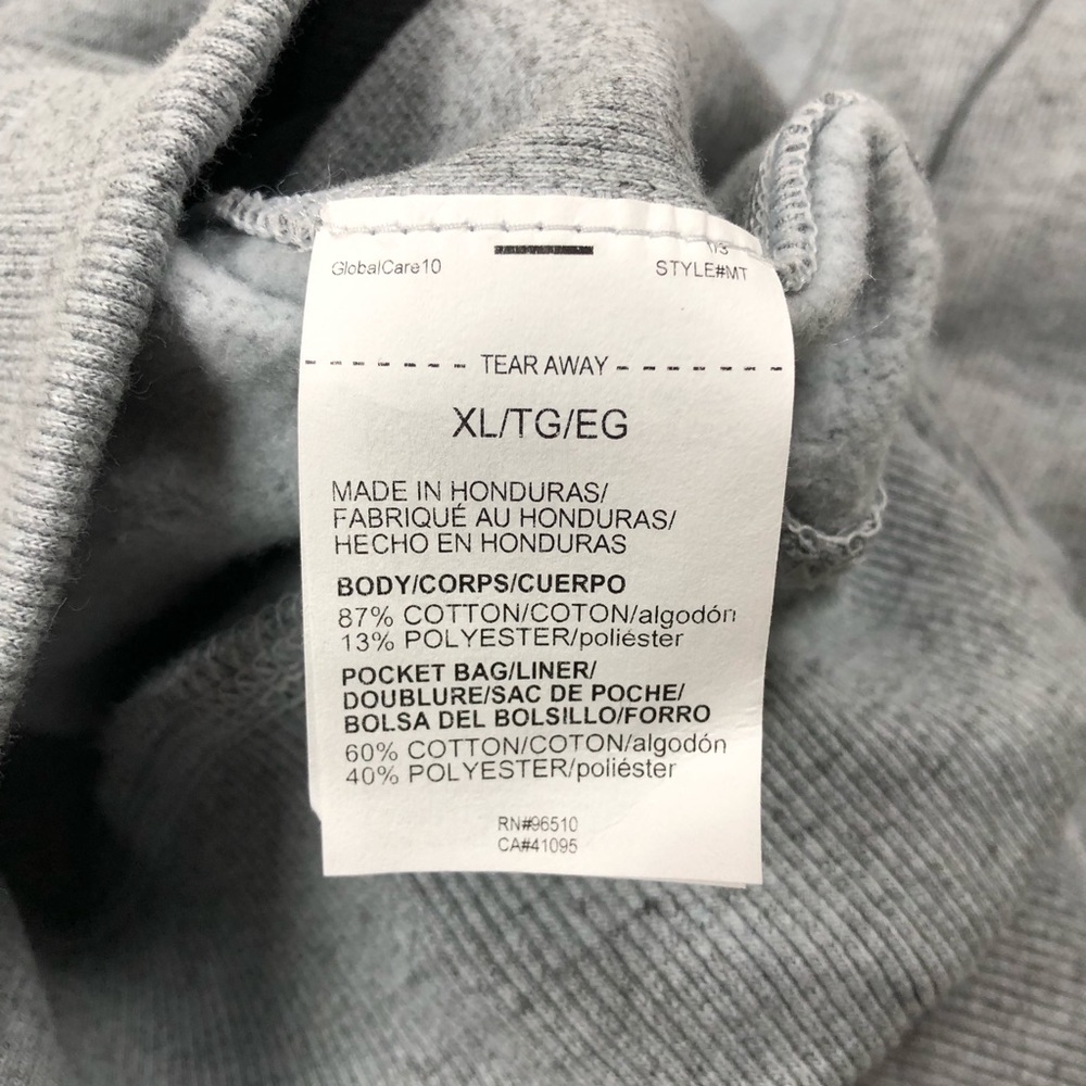 Under Armour UA Men's Project Rock Gray Hoodie Respect Size L large 1346067-011 - Picture 12 of 13